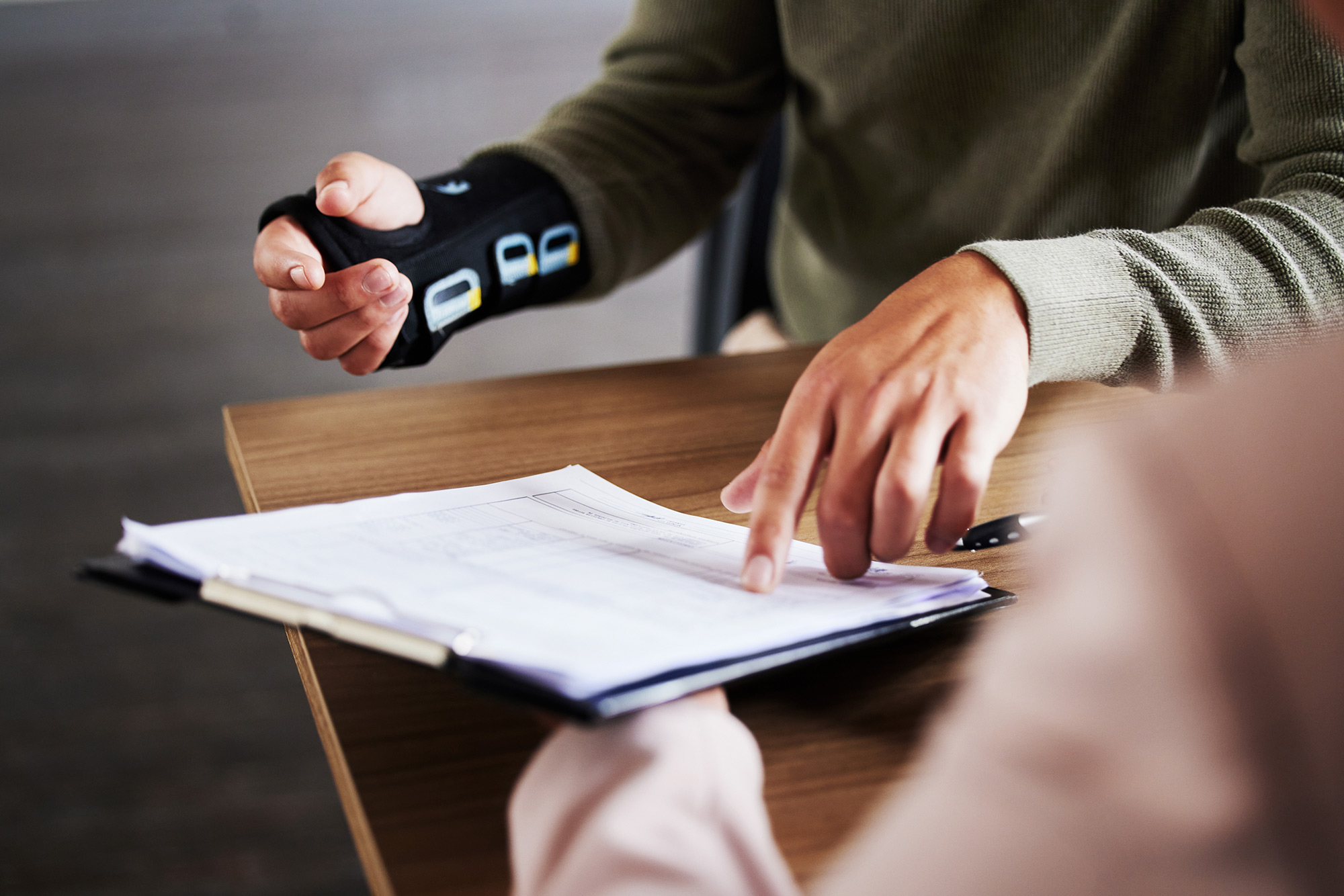 hand injury claims in London